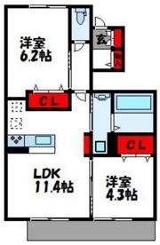 シャルマンソレイユの間取り画像