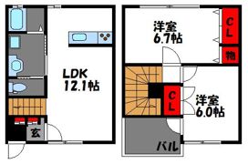 ホワイトメゾン香椎の間取り画像