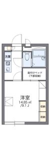 レオパレスレイクヒルの間取り画像