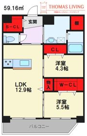 グランセルの間取り画像