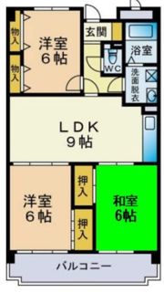 エリーナ箱崎の間取り画像