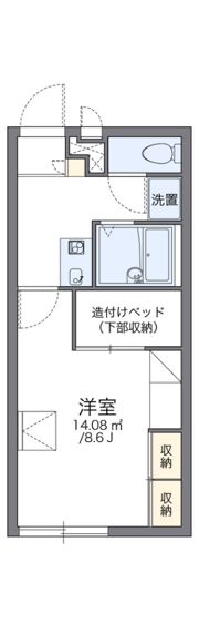 レオパレスセルバの間取り画像