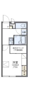 レオパレスK南片江の間取り画像