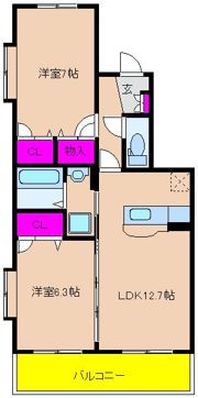 アーバンレジデンスの間取り画像