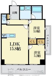 レクサスガーデン箱崎タワーズEASTの間取り画像