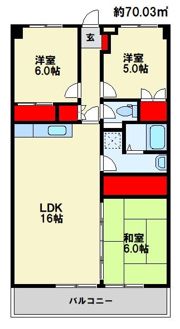 OAK VILLA 大野城レジデンスの間取り画像