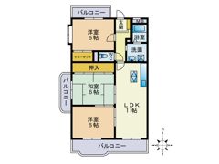 アメニティ和白東の間取り画像