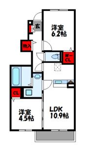 コンフォール マークの間取り画像
