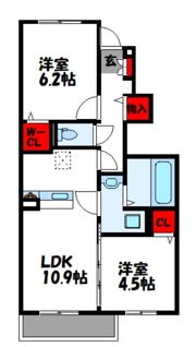 コンフォール マークの間取り画像