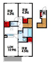 コンフォール マークの間取り画像
