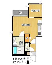 G-Smart二日市の間取り画像