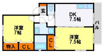 スリーナイトの間取り画像