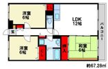 レクエルド太宰府の間取り画像