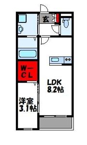 光陽マンション古賀天神の間取り画像