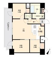 ModernPalazzo天神南IIの間取り画像