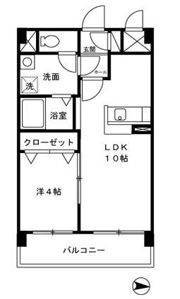 スカイシャトレ原町の間取り画像
