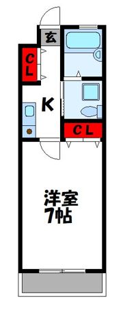 ウエストプラージュの間取り画像