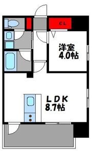 リアンシエルブルーJR香椎の間取り画像