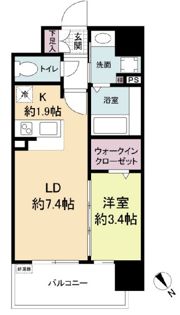 ラクラス呉服町の間取り画像