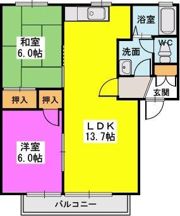 ディアス赤坂の間取り画像