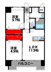 CINQ IWASE BLDの間取り画像