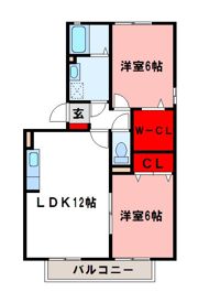 グリーンヒル ミチホBの間取り画像