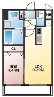 Calm Riviere箱崎の間取り画像