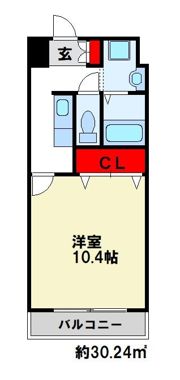 ユースロードヤマサキの間取り画像