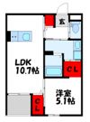 糟屋篠栗町マンションの間取り画像