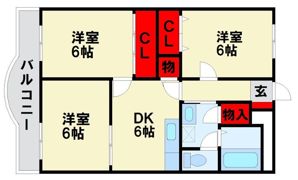 エミューデコンフォートの間取り画像