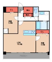 アビターレ博多の間取り画像