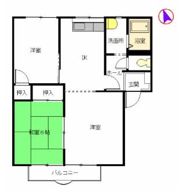 五郎山パークハイツの間取り画像