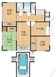 青山1丁目戸建の間取り画像