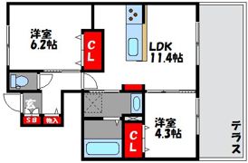 D-room三苫の間取り画像