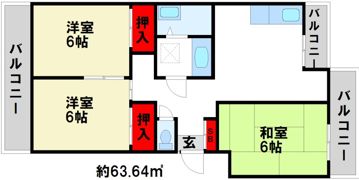 フォーサイト紫R・View terraceの間取り画像
