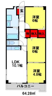 コモドパラッツォの間取り画像