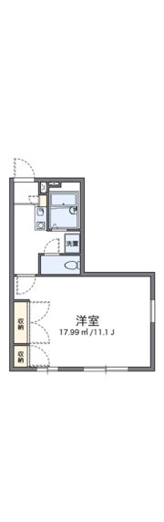 レオパレス三苫セブンの間取り画像