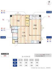 ツインリッチ藤崎の間取り画像