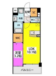 リバーランド大濠の間取り画像