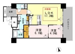 ウェルブライト博多ステーションの間取り画像