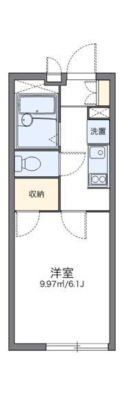 レオパレス平尾の間取り画像