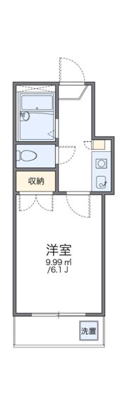 レオパレス板付IIの間取り画像