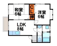 みゆきコーポの間取り画像