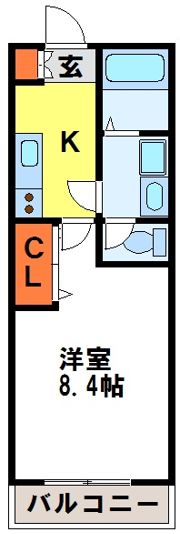 アミカーレ朱雀の間取り画像