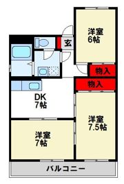 車屋第5ビルの間取り画像