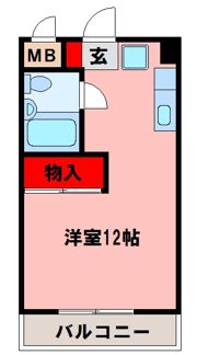 西都ビルの間取り画像