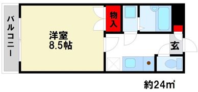 WIN二日市の間取り画像