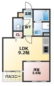 仮称）筑紫野市針摺南2丁目C新築APの間取り画像