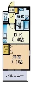 アドラブール七隈の間取り画像