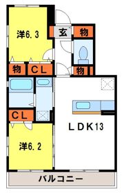 エスペランサの間取り画像